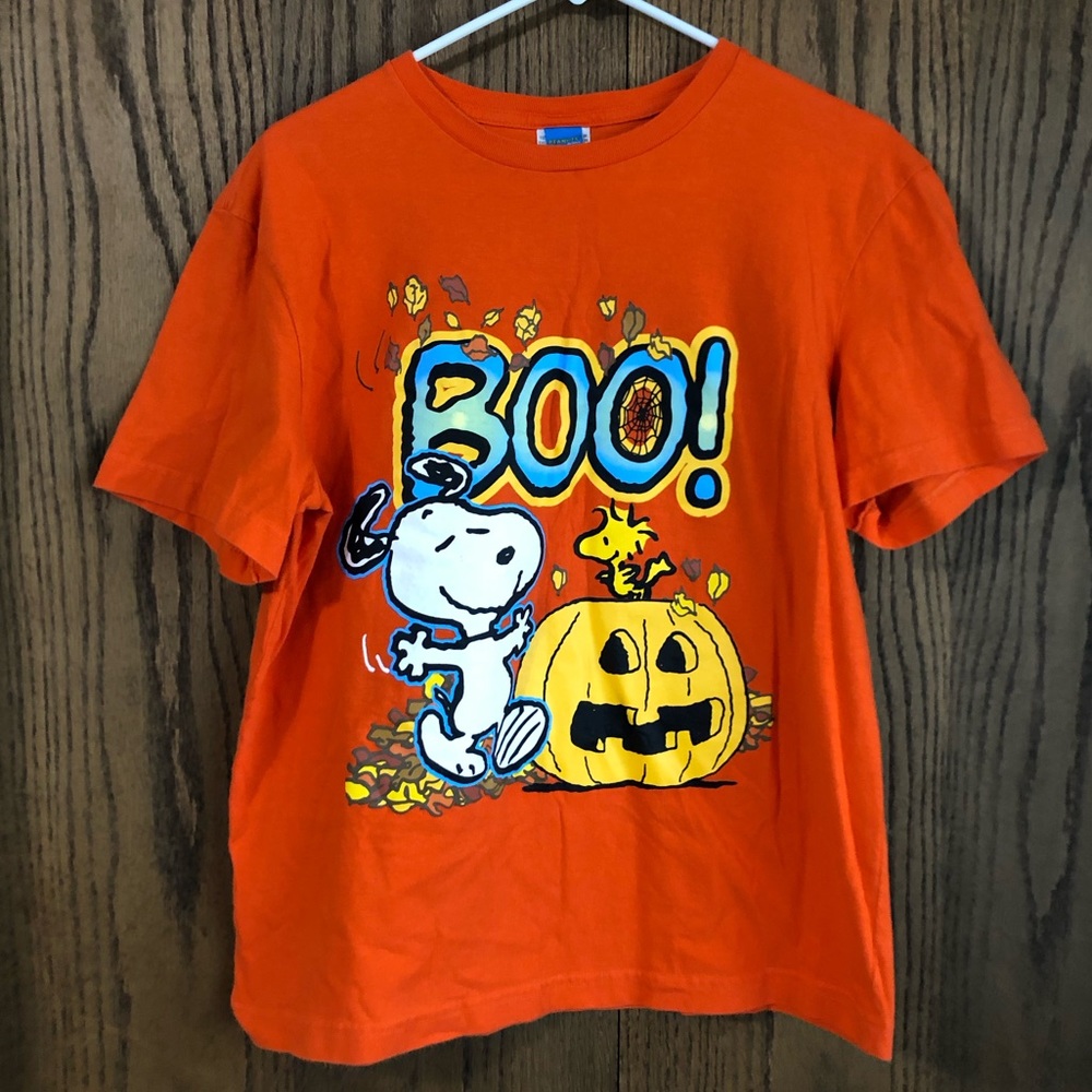BOO! PEANUTS Halloween tee size L